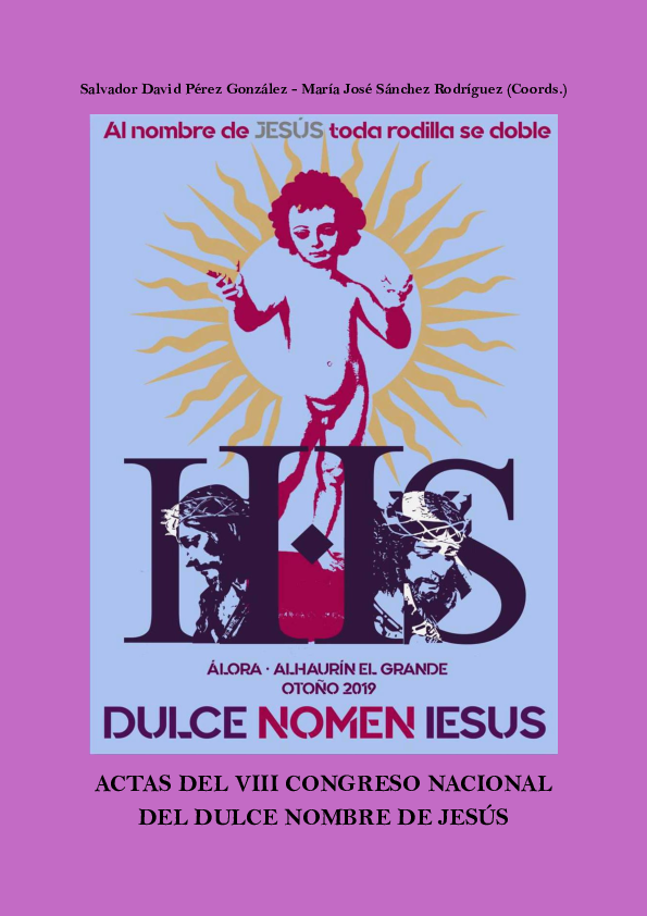 (PDF) Actas del VIII Congreso Nacional del Dulce Nombre de Jesús (Álora ...
