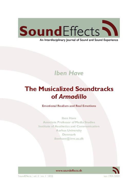 (PDF) The musicalized soundtracks of Armadillo. Emotional realism and ...