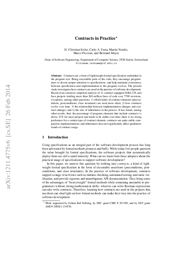 (PDF) The Evolution of Contracts