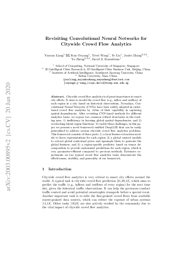 (PDF) Revisiting Convolutional Neural Networks for Citywide Crowd Flow ...