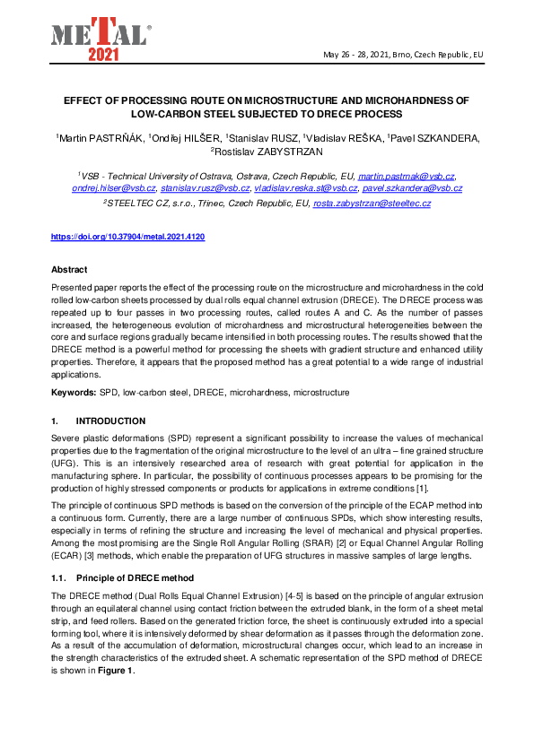 (PDF) Effect of Processing Route on Microstructure and Microhardness of ...