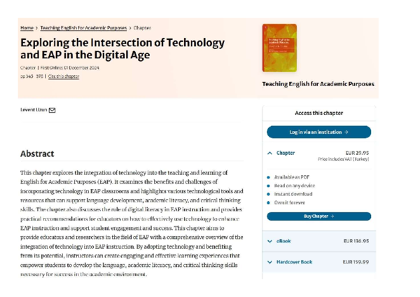 (PDF) Exploring the Intersection of Technology and EAP in the Digital Age