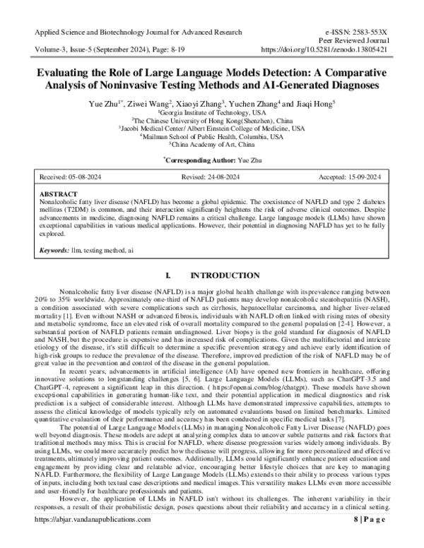 (PDF) Evaluating the Role of Large Language Models Detection: A ...