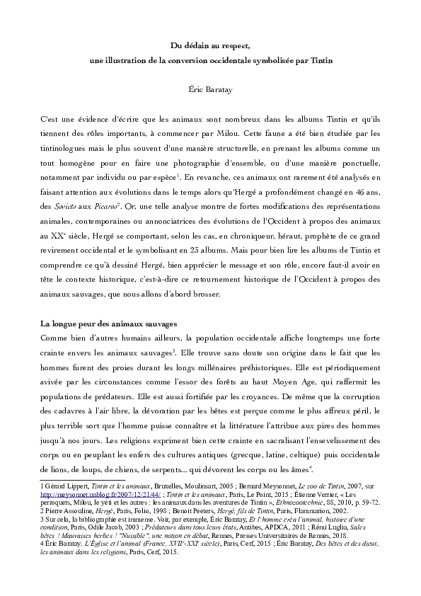 (PDF) Du dédain au respect, une illustration de la conversion ...
