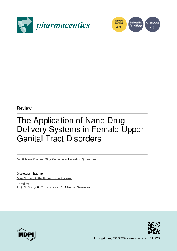 (PDF) The application of nano drug delivery systems in female upper ...