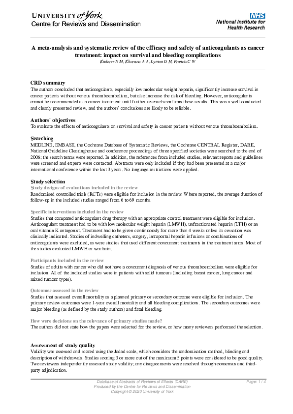 (PDF) A meta‐analysis and systematic review of the efficacy and safety ...