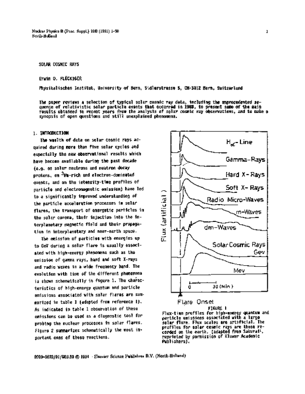 (PDF) Solar cosmic rays