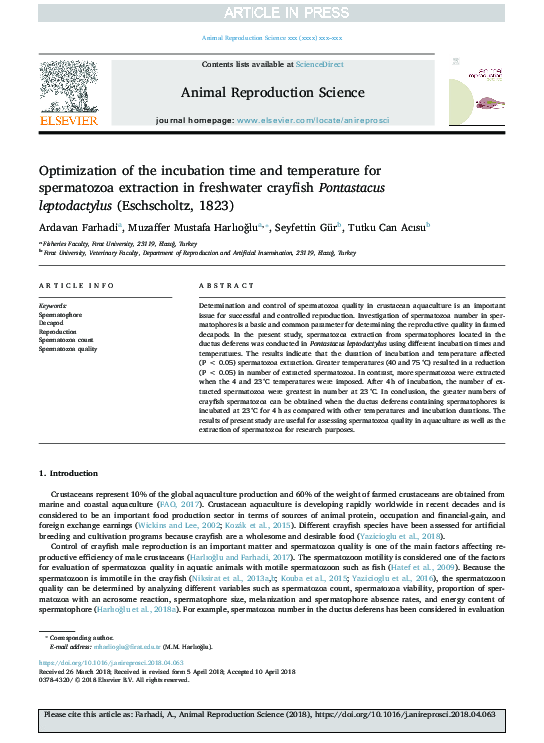 (PDF) Optimization of the incubation time and temperature for ...