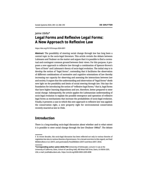 (PDF) Legal Forms and Reflexive Legal Forms: A New Approach to ...