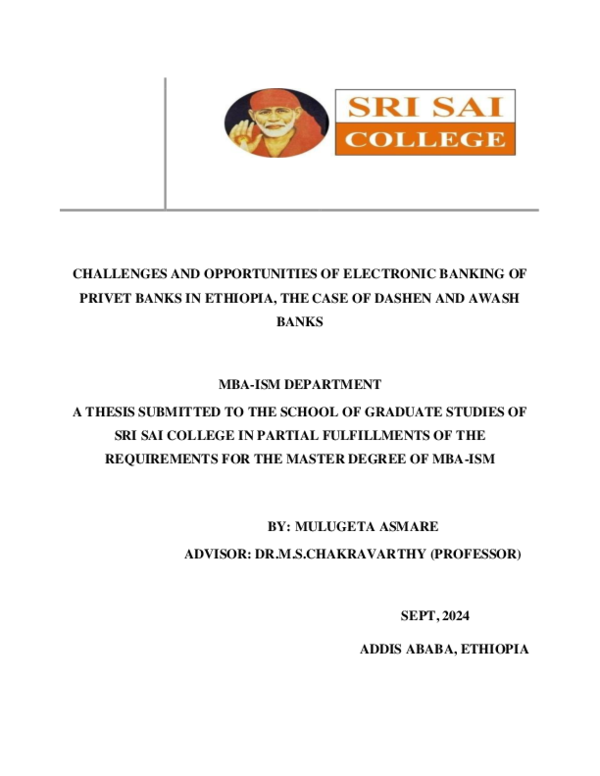 (PDF) CHALLENGES AND OPPORTUNITIES OF ELECTRONIC BANKING OF PRIVET ...