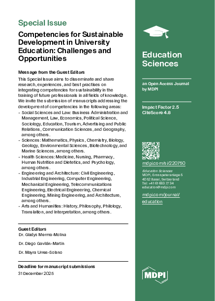 (PDF) Call for paper: Special Issue "Competencies for Sustainable ...