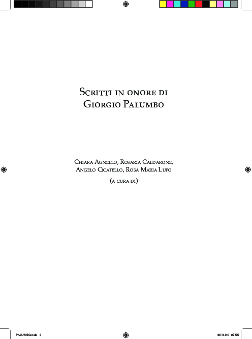 (PDF) La fontale stabilità del potere originario e la sua azione ...