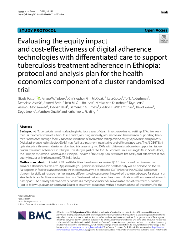 (PDF) Evaluating the equity impact and cost-effectiveness of digital ...