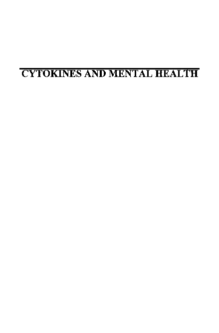 (PDF) Cytokines and Mental Health