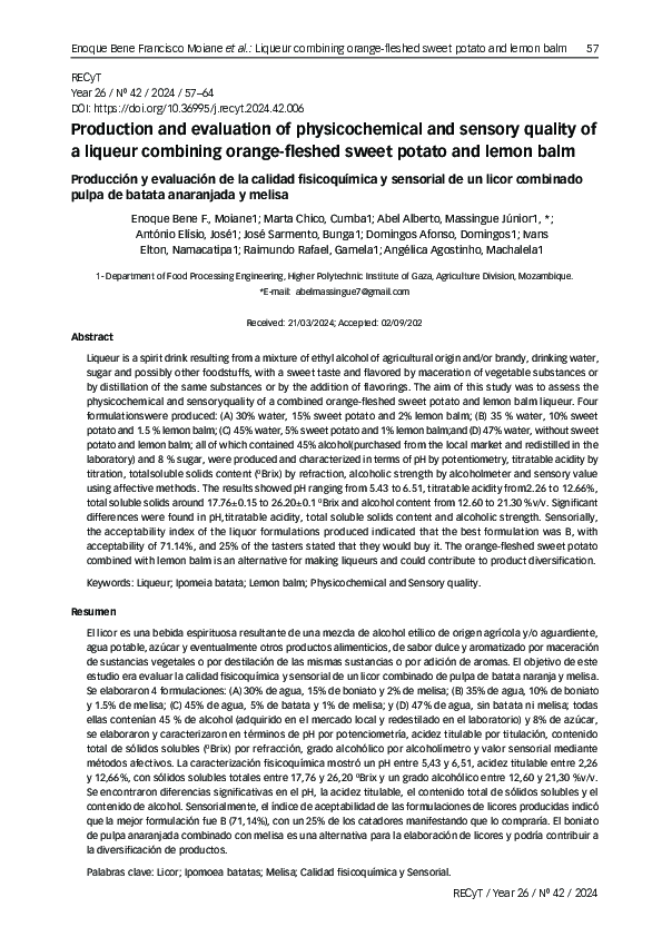 (PDF) Production and evaluation of physicochemical and sensory quality ...