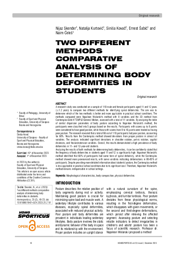 (PDF) Two Different Methods Comparative Analysis of Determining Body ...