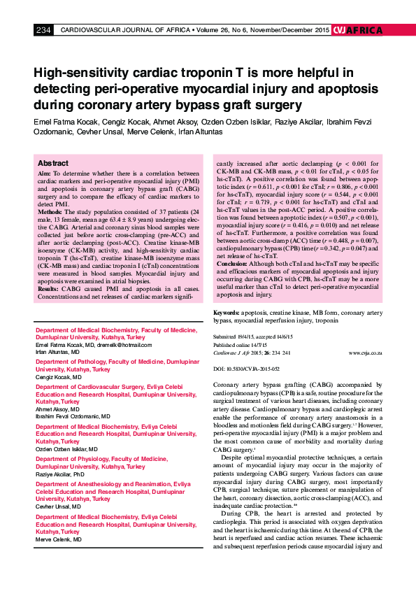 (PDF) High-sensitivity cardiac troponin T is more helpful in detecting ...