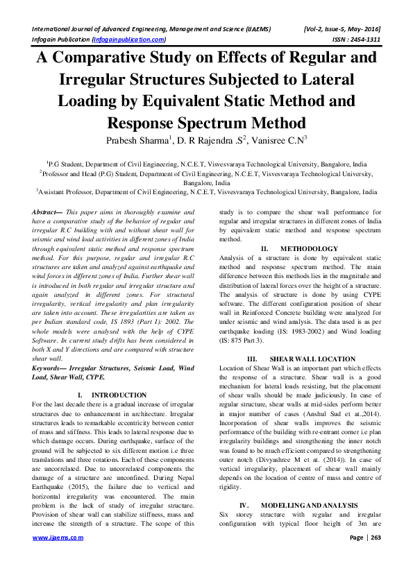 (PDF) A Comparative Study on Effects of Regular and Irregular ...