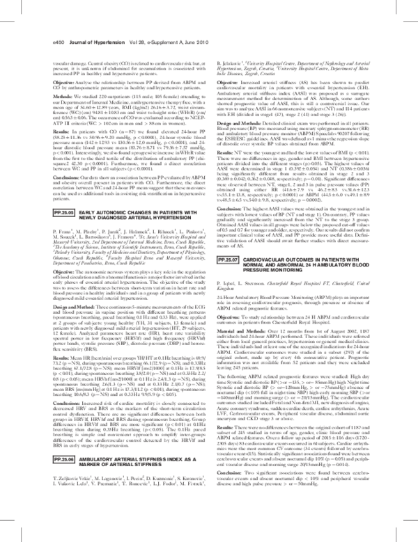 (PDF) Ambulatory Arterial Stiffness Index as a Marker of Arterial ...