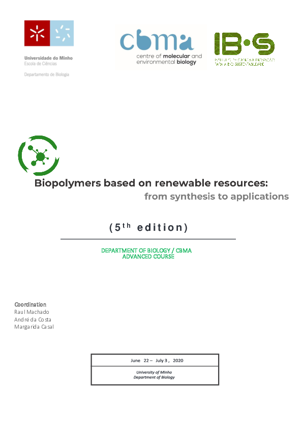 (PDF) Biopolymers based on renewable resources: from synthesis to ...