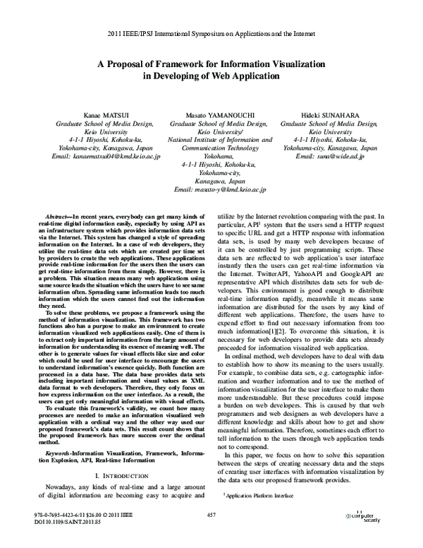 (PDF) A Proposal of Framework for Information Visualization in ...