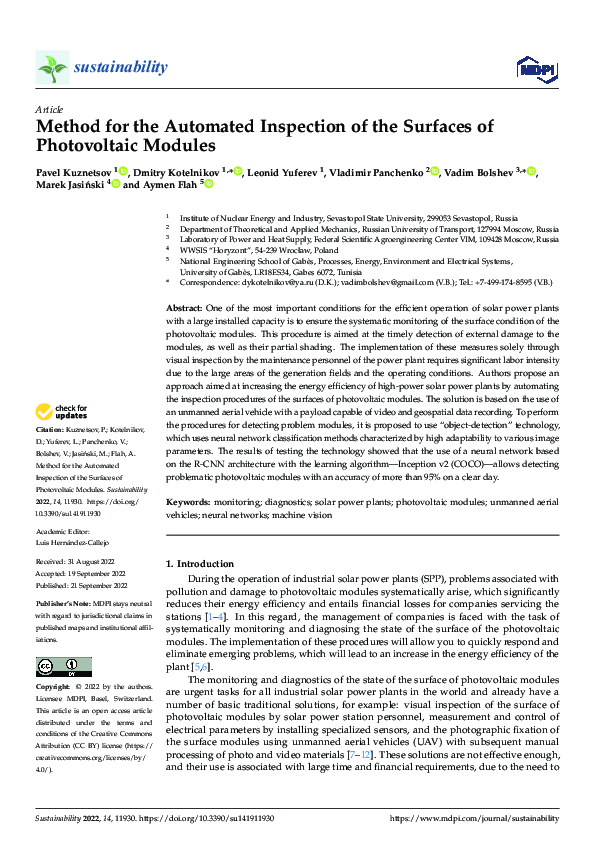 (PDF) Method for the Automated Inspection of the Surfaces of ...