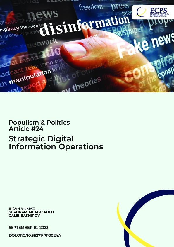 (PDF) Strategic Digital Information Operations