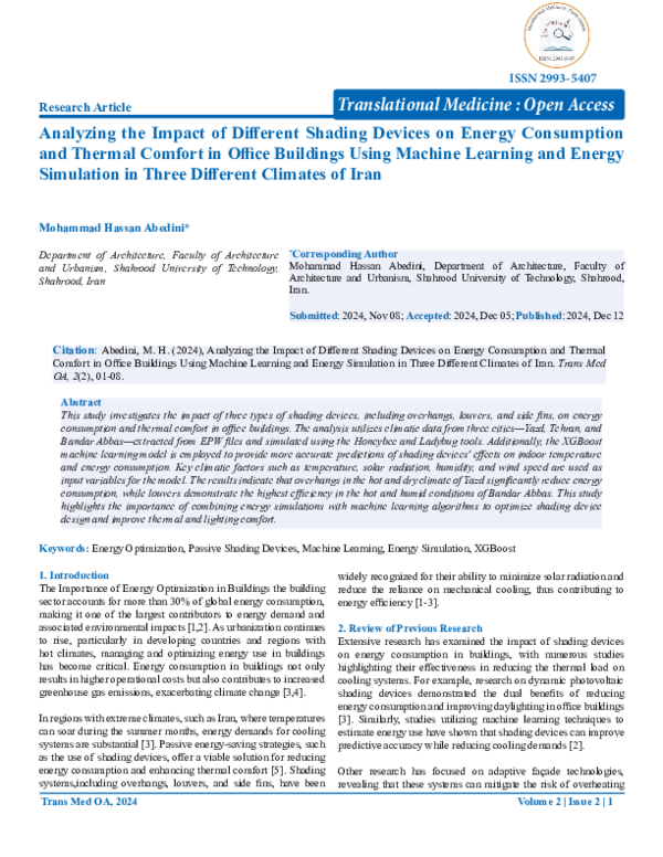 (PDF) Analyzing the Impact of Different Shading Devices on Energy ...