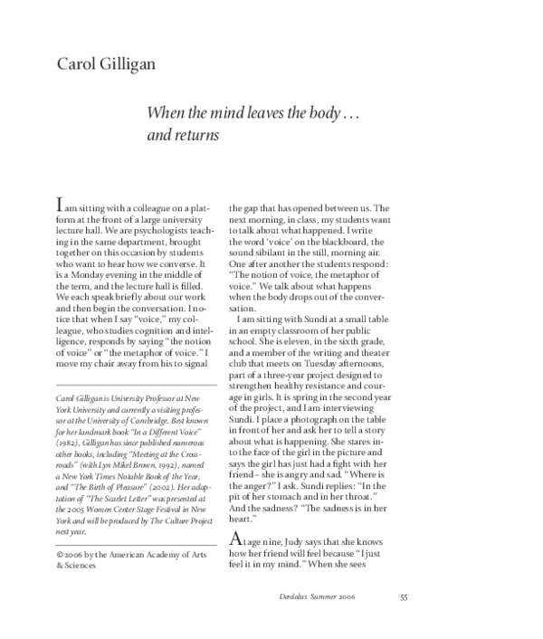 (PDF) When the mind leaves the body … and returns