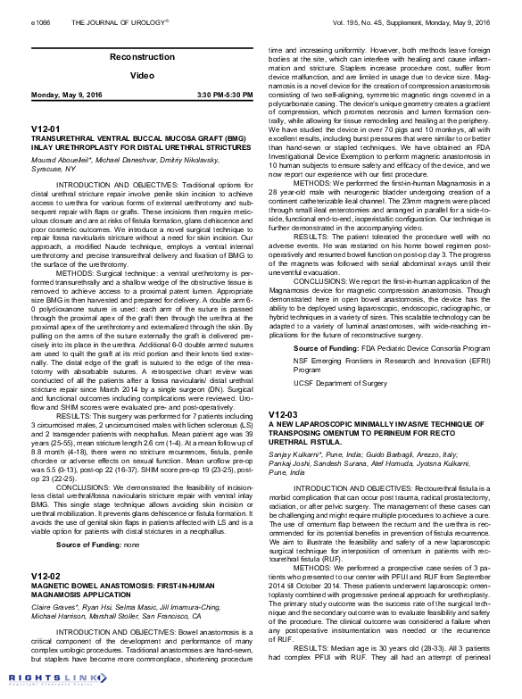 (PDF) V12-03 a New Laparoscopic Minimally Invasive Technique of ...