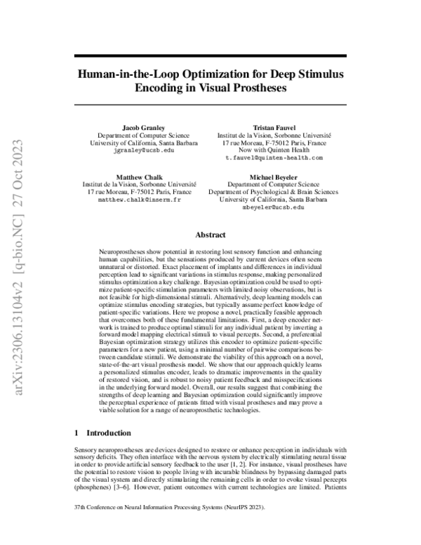 (PDF) Human-in-the-Loop Optimization for Deep Stimulus Encoding in ...