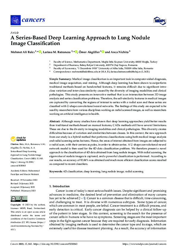 (PDF) A Series-Based Deep Learning Approach to Lung Nodule Image ...