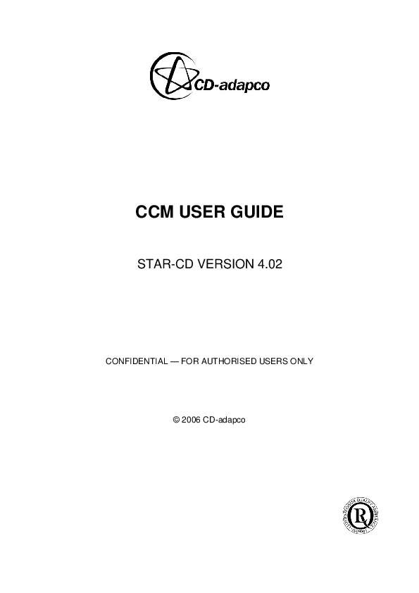 (PDF) CFD STARCCM+