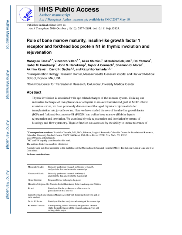 (PDF) Role of Bone Marrow Maturity, Insulin-Like Growth Factor 1 ...