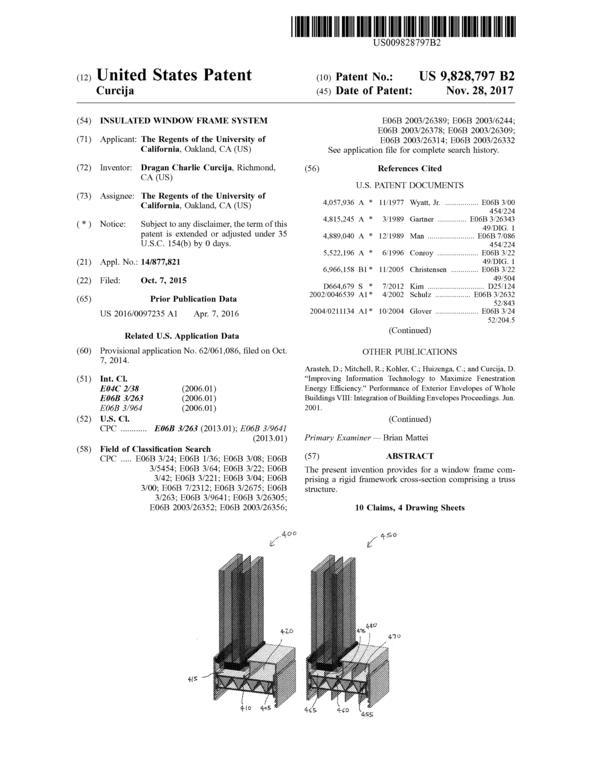 (PDF) Insulated window frame system