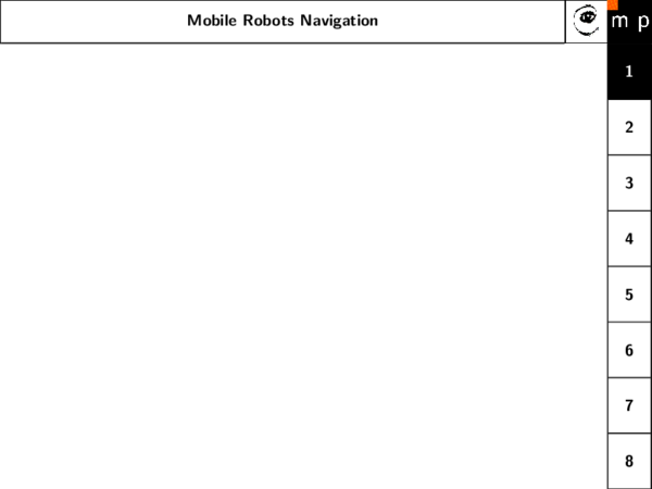 Pdf Mobile Robots Navigation