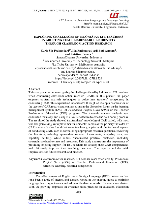 (PDF) Exploring Challenges of Indonesian Efl Teachers in Adopting ...