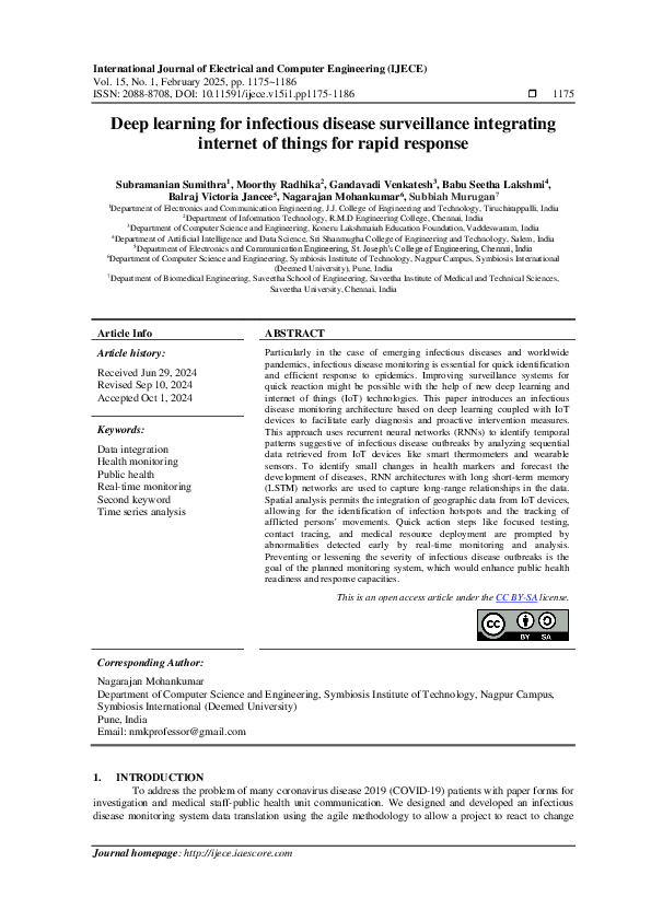 (PDF) Deep learning for infectious disease surveillance integrating ...