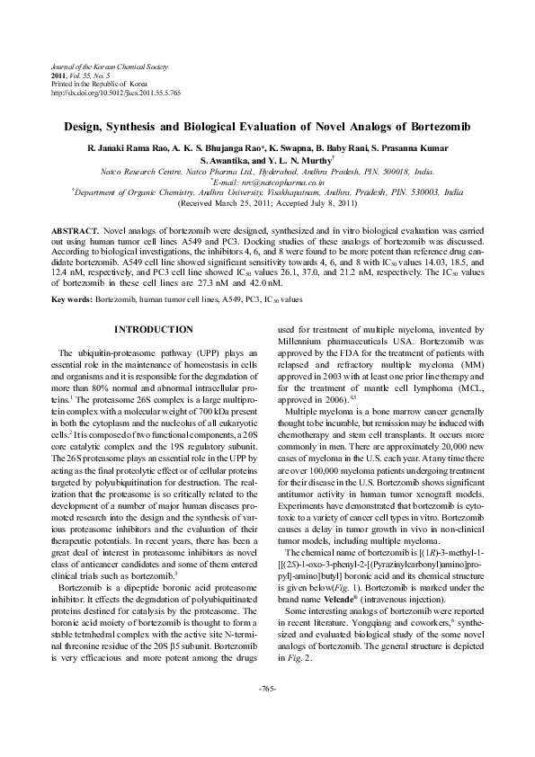 (PDF) Design, Synthesis and Biological Evaluation of Novel Analogs of ...