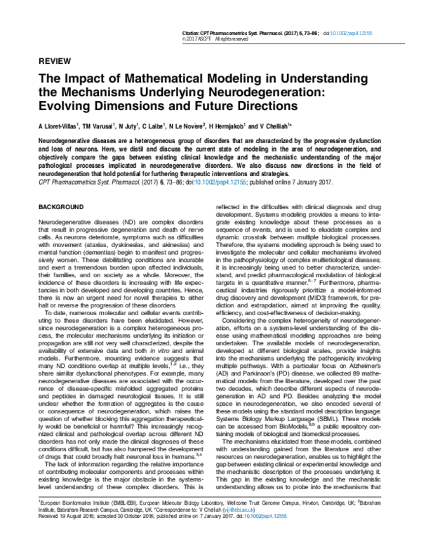 (PDF) The Impact of Mathematical Modeling in Understanding the ...