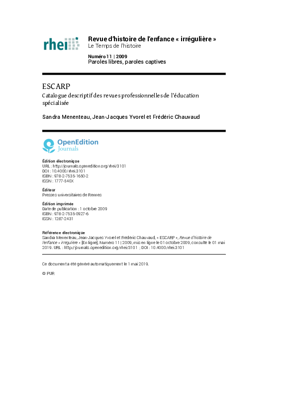 (PDF) Escarp