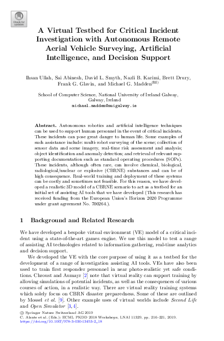 (PDF) A Virtual Testbed for Critical Incident Investigation with ...