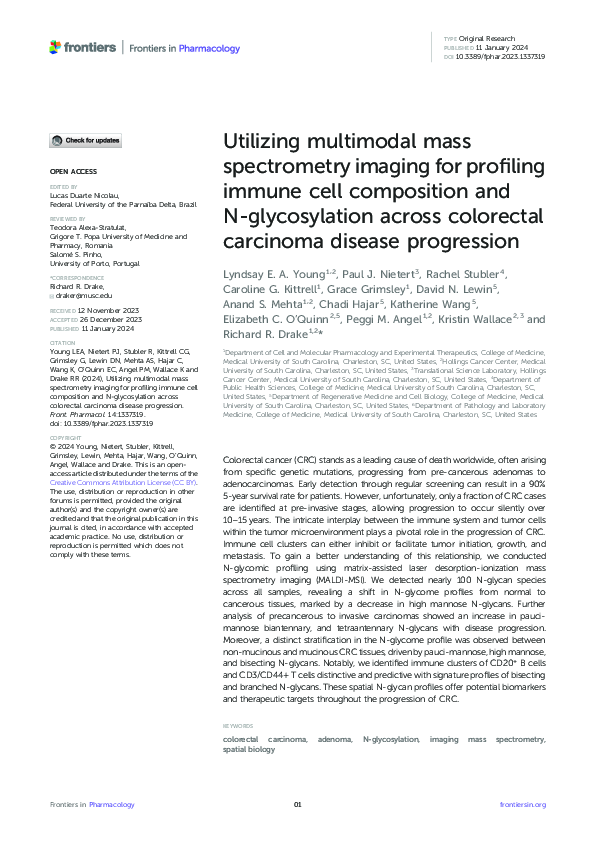 (PDF) Utilizing multimodal mass spectrometry imaging for profiling ...