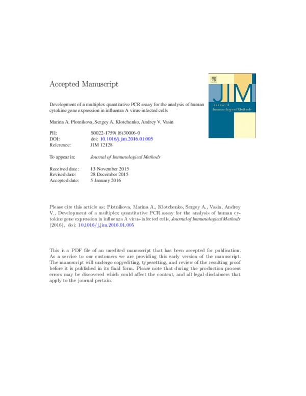 (PDF) Development of a multiplex quantitative PCR assay for eyeworm ...