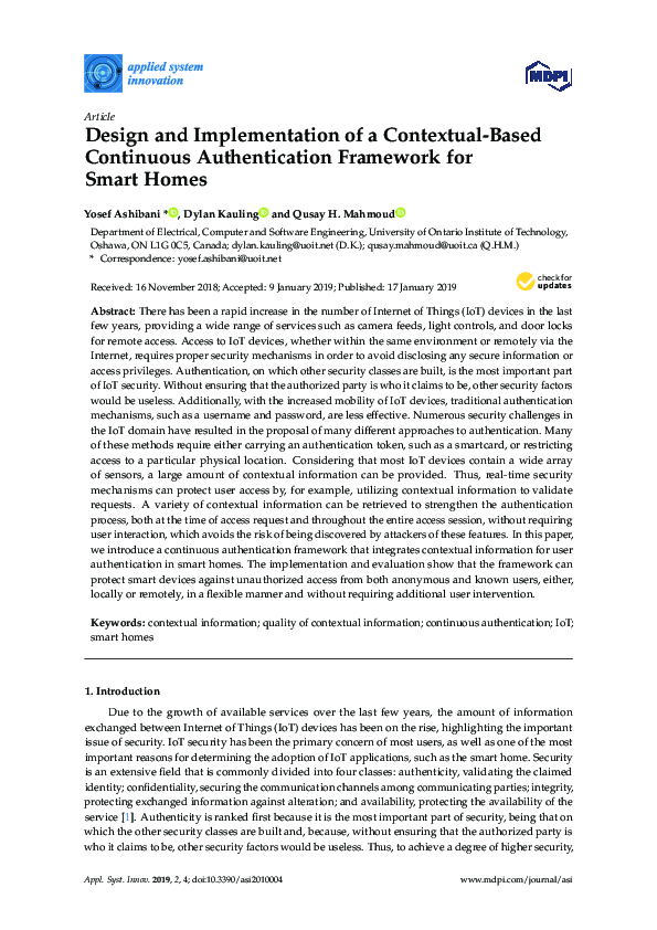 (PDF) Design and Implementation of a Contextual-Based Continuous ...