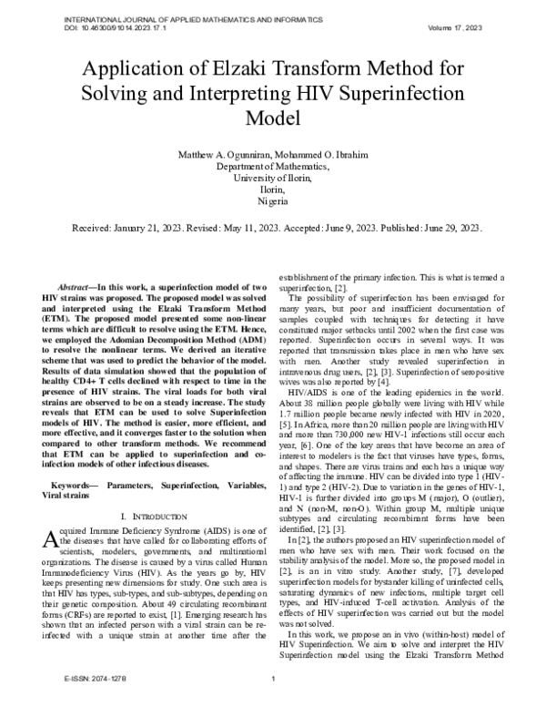 (PDF) Application of Elzaki Transform Method for Solving and ...