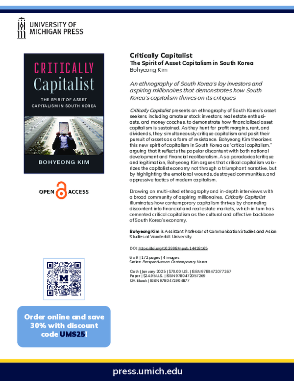 (PDF) Critically Capitalist The Spirit of Asset Capitalism in South