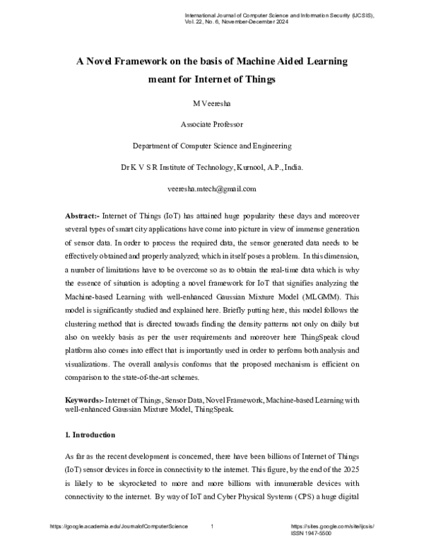 (PDF) A Novel Framework on the basis of Machine Aided Learning meant ...