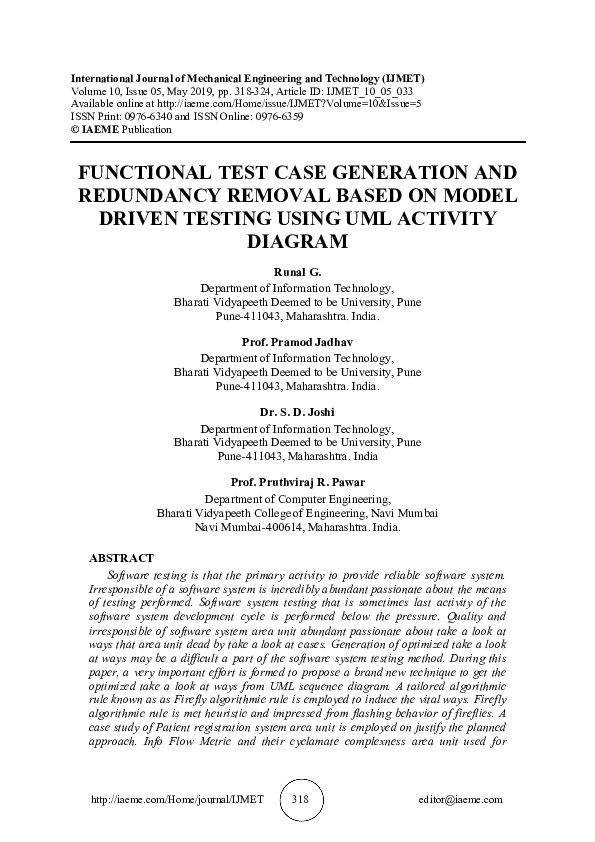 (PDF) Functional Test Case Generation and Redundancy Removal Based on ...
