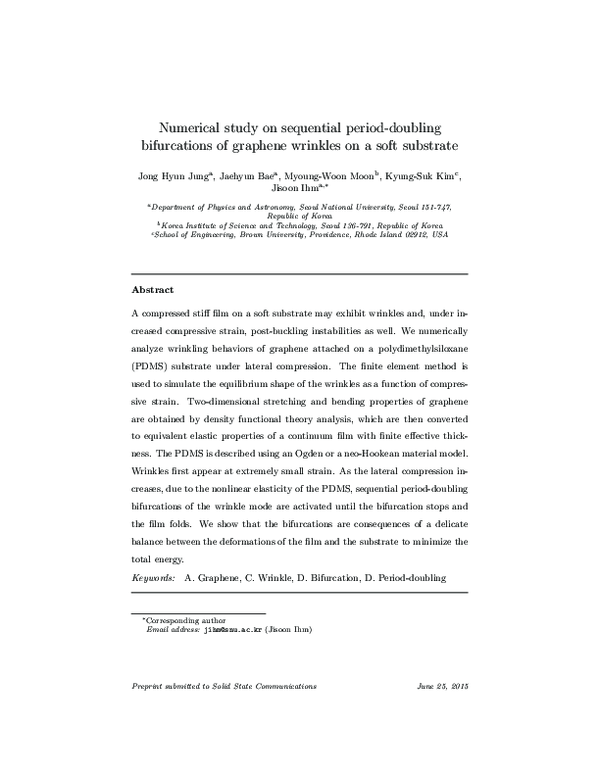 (PDF) Numerical study on sequential period-doubling bifurcations of ...